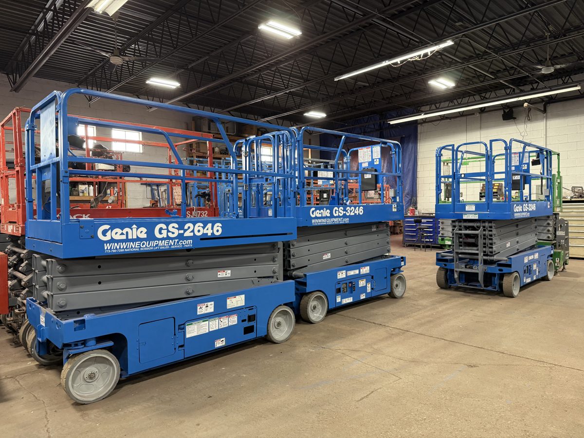 Genie scissor lift service in Wood Dale, IL